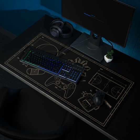 "THE BLUEPRINT" GAMING MOUSE PAD