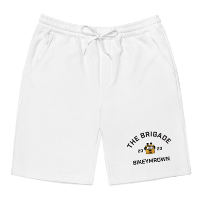 The Brigade Fleece Shorts - White